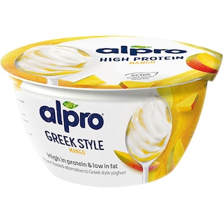 Alpro | Produs fermentat din soia cu mango Greek Style 150g