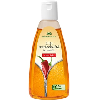 Cosmetic Plant | Ulei anticelulita termoactiv cu extract de ardei iute 200ml