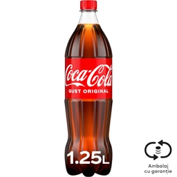 Coca-Cola Gust Original | Bautura racoritoare carbogazoasa 1.25L