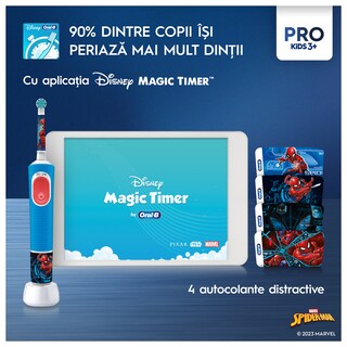 Oral-B | Periuta de dinti electrica Pro Kids Spiderman