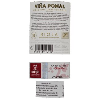 Vina Pomal | Vin rosu tempranillo 0.75l