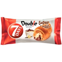 7Days | Double Super Max | Croissant cu crema de cacao si vanilie