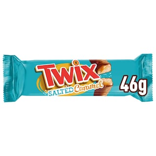 Twix | Baton cu biscuit si caramel sarat invelit in ciocolata cu lapte 46g