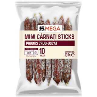 MEGA | Carnati mini sticks 100g