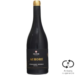Fautor | Aurore | Vin rosu sec Feteasca Neagra & Tempranillo 0.75L
