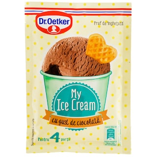 Dr. Oetker | Praf de inghetata cu gust de ciocolata 69g