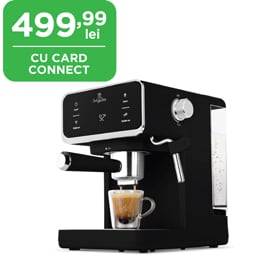 Berlinger Haus | Espressor digital 3-in-1, 950W, capsule, cafea macinata, ESE, negru- argintiu
