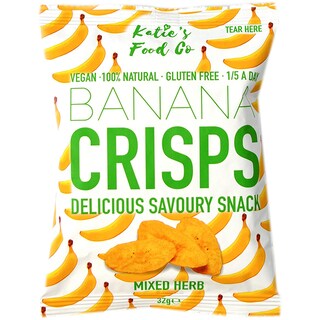 Kattie's Food | Chipsuri de banane cu mix de ierburi 32g