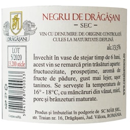 Casa Isarescu | Vin negru de Dragasani 0.75L