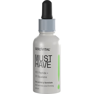 Gerovital | Must Have | Ser antirid si fermitate 10% peptide 30ml