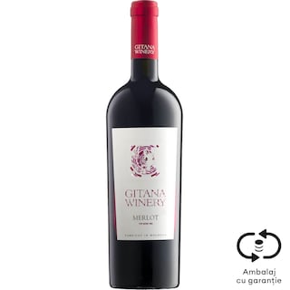 Gitana Winery | Vin rosu sec Merlot 0.75L