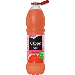Cappy Pulpy | Bautura racoritoare cu suc si pulpa de grepfrut roz 1.5L