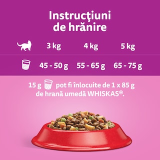 Whiskas | Hrana uscata pentru pisici, cu vita 300g