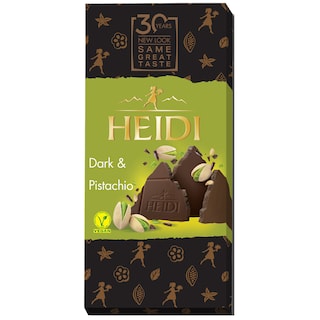 Heidi | Ciocolata amaruie cu fistic 80g