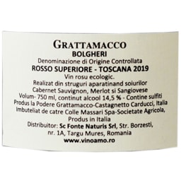 Grattamacco | Vin rosu Bolgheri Superiore 0.75L