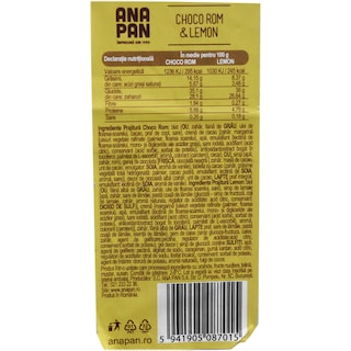 Ana Pan | Prajituri choco rom&lemon 290g