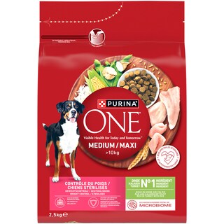 Purina One | Hrana caini adult,curcan si orez 2.5kg