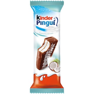 Kinder Pingui | Prajitura cu crema de lapte si nuca de cocos 30g