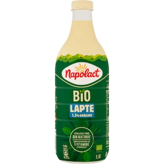 Napolact Bio | Lapte 1.5% grasime 1.5L