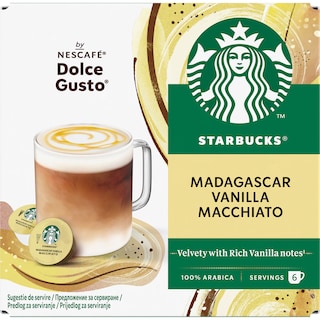Starbucks | Cafea Macchiato Madagascar Vanilla, 12 capsule