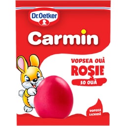 Dr. Oetker | Carmin | Vopsea lichida rosie, 10 oua 5ml