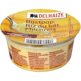 Delhaize | Desert orez cu lapte 180g