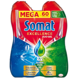Somat | Detergent gel pentru masina de vase, 60 spalari