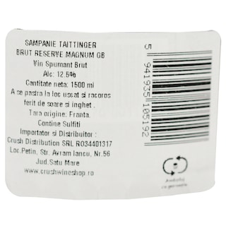 Taittinger | Sampanie Brut Reserve Magnum 1.5L