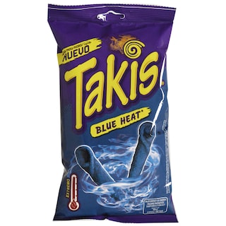 TAKIS |  Snacks Blue Heat cu aroma de chili si lamaie verde 90g