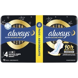 Always | Ultra | Absorbante Ultra Secure Night 12 bucati