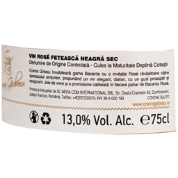 Crama Girboiu | Vin rose sec Bacanta 0.75L