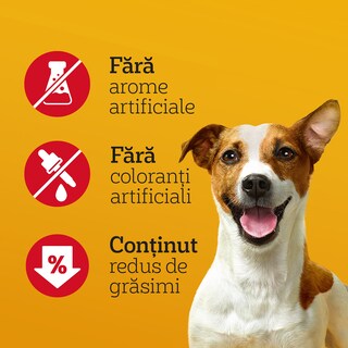 Pedigree | Jumbone | HraNa complementara pentru caini, cu aroma de vita si pasare, 4 buc, 160g
