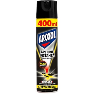 Aroxol | Insecticid spray actiune instanta gandaci si furnici 400ml