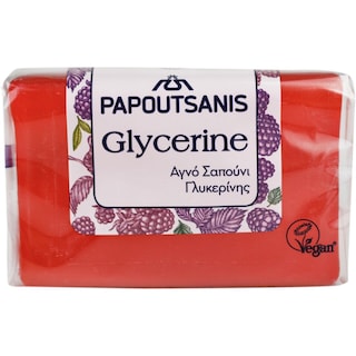 Papoutsanis | Sapun solid cu glicerina rosu 125g