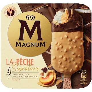 Magnum | Inghetata cu ciocolata si piersici 3x90ml
