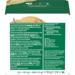 Starbucks | Cafea Macchiato Madagascar Vanilla, 12 capsule