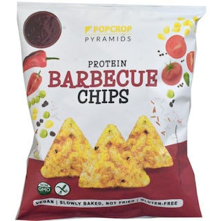 Popcrop | Chipsuri cu proteina de mazare si aroma de barbeque 60g