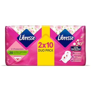 Libresse | Ultra | Absorbante Ultra+ Natural 20 bucati