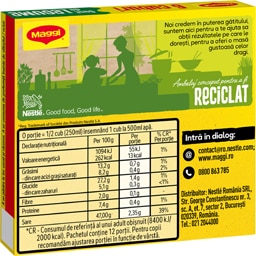 Maggi | Baza pentru mancaruri cu gust de legume, 6 cuburi 60g