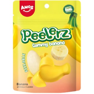 Amos | Peelerz | Bomboane gumate cu aroma de banana 65g