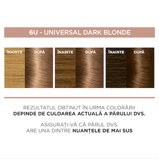 L'Oreal Paris | Vopsea pentru par 6U Universal Dark Blonde