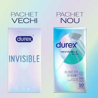 Durex | Invisible | Prezervative Invisible Extra Sensitive 10 bucati