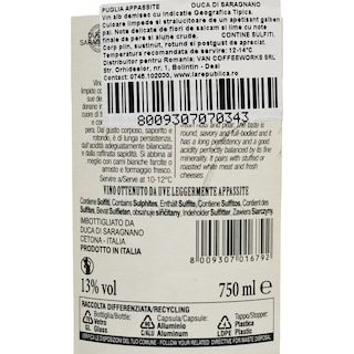 BARBANERA | Vin alb Fiano Puglia Appassite 0.75L