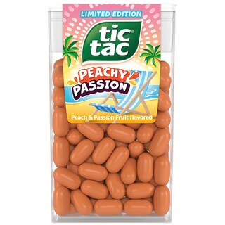 Tic tac | Drajeuri cu gust de piersica si fructul pasiunii 54g