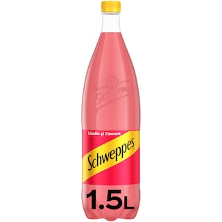 Schweppes | Bautura carbogazoasa cu suc de lamaie si zmeura 1.5L