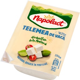 Napolact | Telemea cu gust domol din lapte de vaca 350g