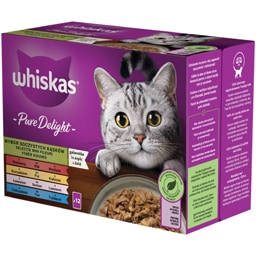 Whiskas | Hrana umeda pentru pisici Selectie mini fileuri in aspic 12x85g