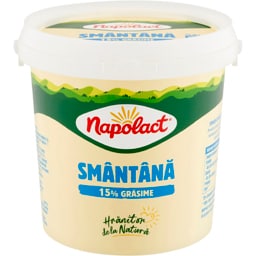 Napolact | Gospodar | Smantana gospodar cu 15% grasime 900g