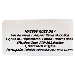Mateus | Vin roze sec 0.75L