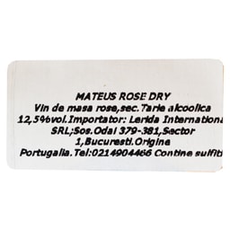 Mateus | Vin roze sec 0.75L
